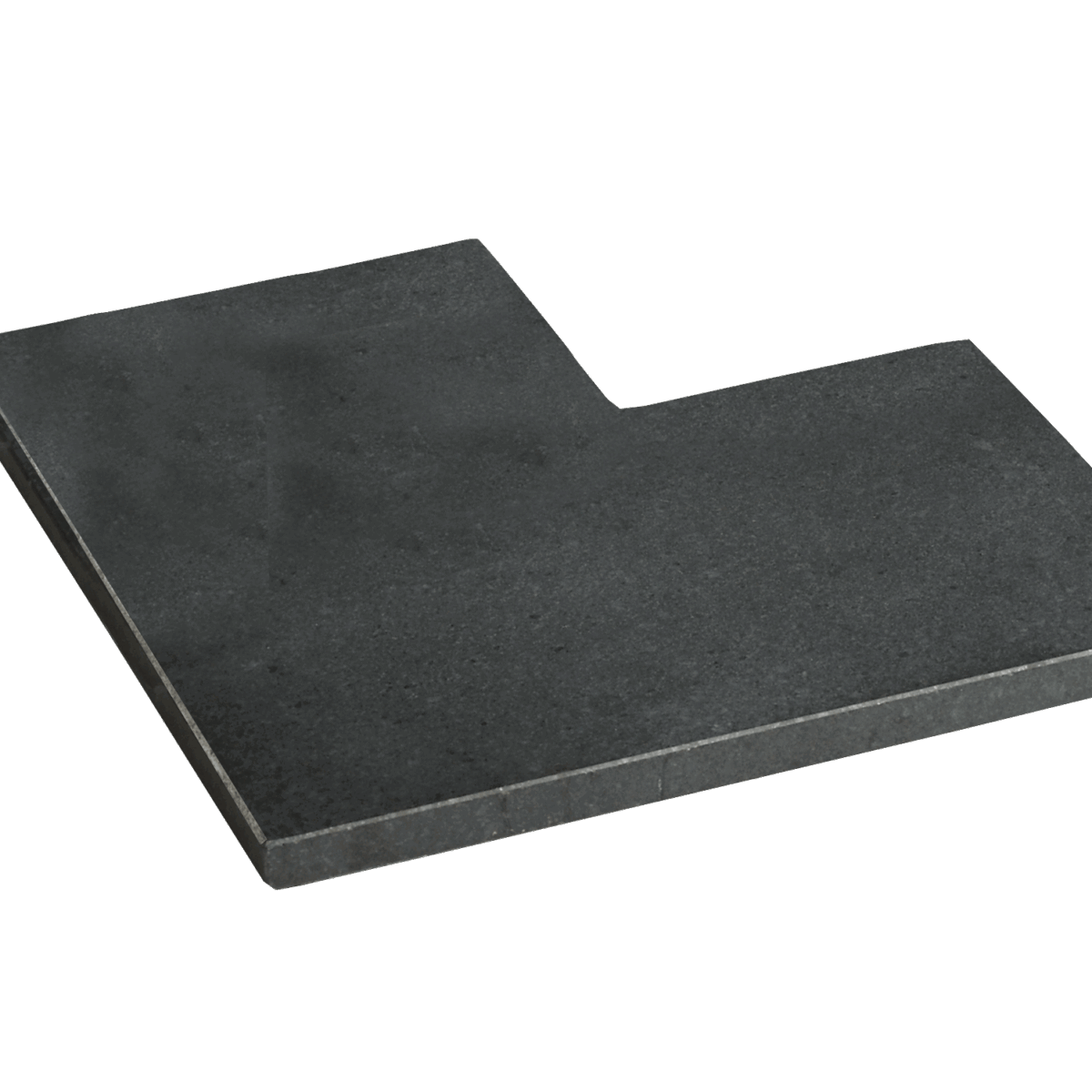 Natuursteen orient black strook geschuurd hoek