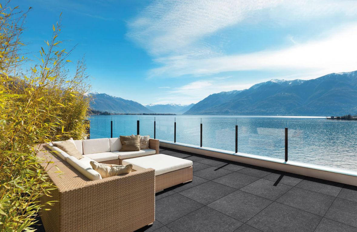 GeoCeramica® 60x60x4 BB Stone Black