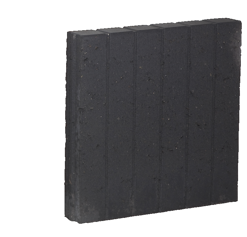 7315950 Palisadenband vierkant Zwart 8x50x50