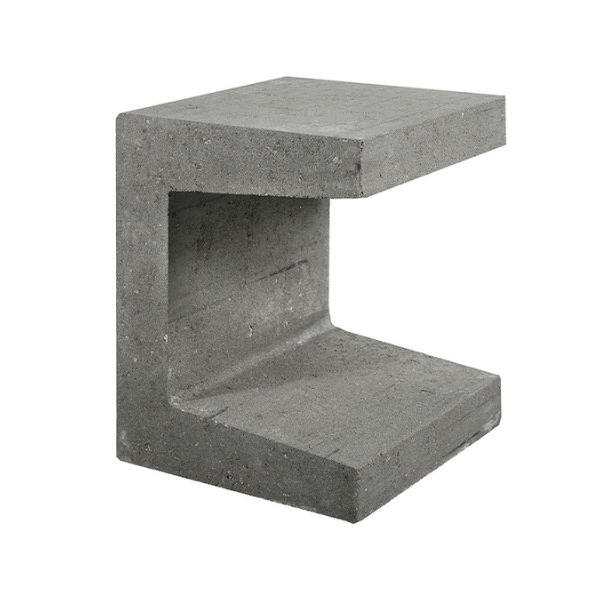 U element grijs