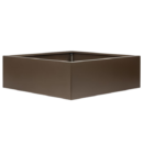 Bloembak vlak Supra bruin  281 29