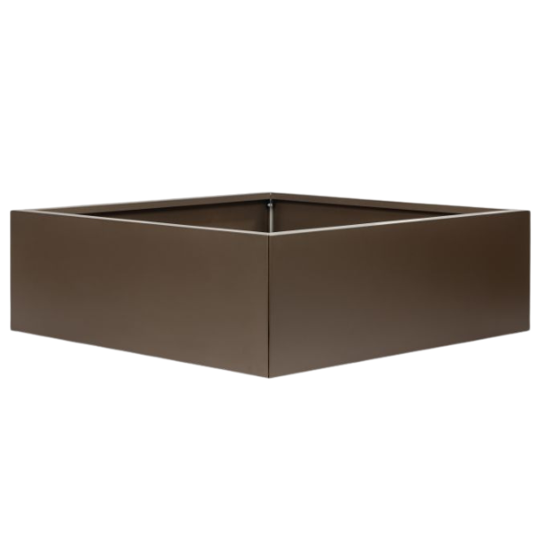 Bloembak vlak Supra bruin  281 29