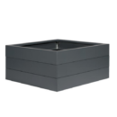 Bloembak Modulair Antraciet   42 cm hoog