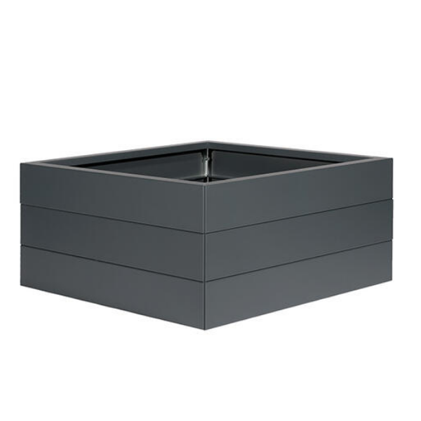 Bloembak Modulair Antraciet   42 cm hoog