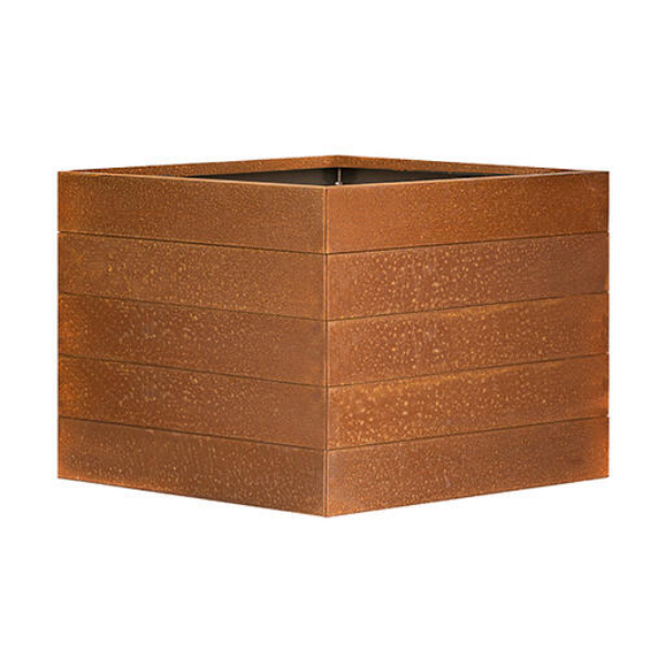 Bloembak Modulair Corten   70 cm hoog