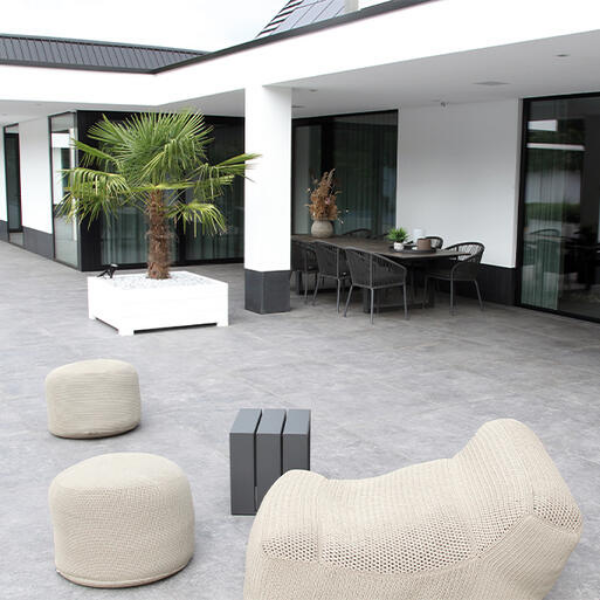 Bloembak Modulair Wit - 42 cm hoog