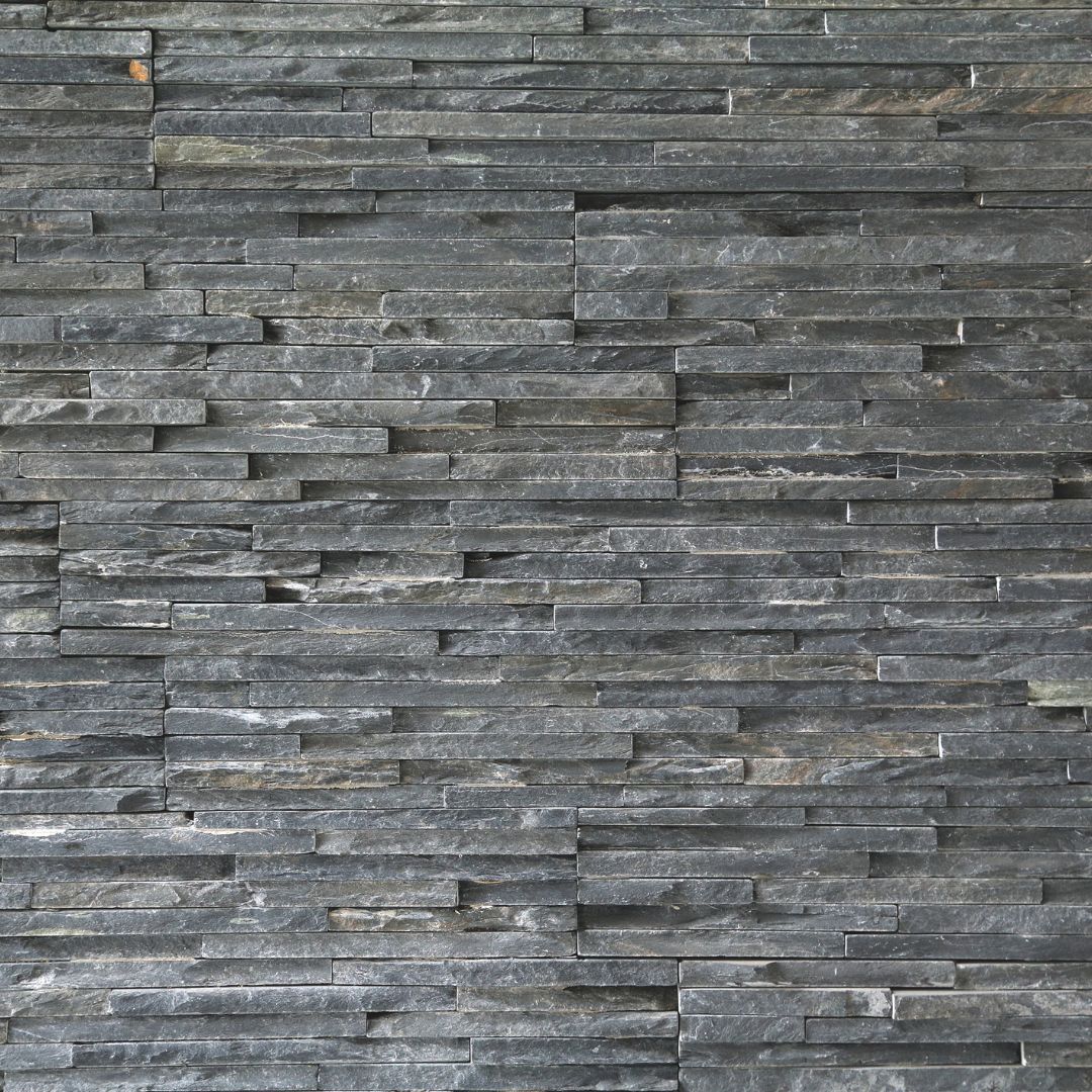 Black Slate XS steenstrip 60x15x2-3,5 cm.